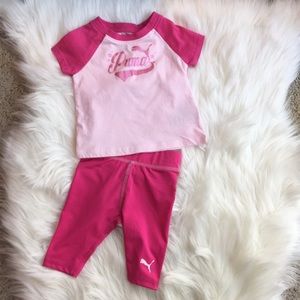 Puma baby girls jogging suit
